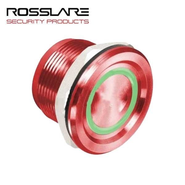 PIEZOELECTRIC SWITCH W/LED RING, PUSH BUTTON-RED